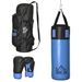 Set Sacco Da Boxe Da Appendere Con Guantoni, Sacco Per Pugilato A 3 Strati Con Borsa Di Trasporto, Blu_desvips.com