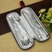 Stainless Steel Knife, Fork, Spoon, Chopsticks Set Outdoor Picnic Portable Tableware Spoon, Chopstick Straw Storage Bag_desvips.com