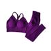 European And American Seamless Hip Lift Fitness Women Quick Dry High Waist Tight Pants Sports Bra Yoga Set_desvips.com