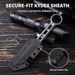 EDC Fixed Blade Knife With Sheath, 2.83 Inch Outdoor Survival Blade, Full Tang Hunting Knife For Men And Women, Model BS-02_desvips.com