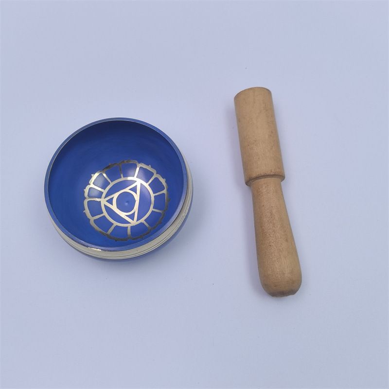 Nepal Singing Bowl Handmade Bowl Hand-Hammered Tibetan Singing Bowl Set - Stress Relief, Chakra Balancing & Meditation Tool_desvips.com