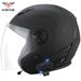 Electric vehicle helmet for men and women summer portable Bluetooth half helmet four seasons warm safety helmet_desvips.com