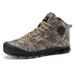 Men's Waterproof Snow Boots Winter Outdoor High-Top Insulated Shoes Non-Slip Warm Fleece Lined Camouflage Hiking Shoes For Men_desvips.com