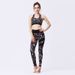 LazyZoom Printed Pants Women's Set Sports Bra Quick-Dry Fitness Yoga Outfit Women_desvips.com