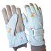 001 Ski Gloves Older Children And Women, Bear Design, Winter Fleece-Lined, Thickened, Warm, Touchscreen, Windproof, Suitable_desvips.com