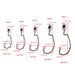 5pcs/bag Realistic 3D Fish Eyes Texas Eye Finesse Swinging Jig Heads For Small Minnow Profile Soft Baits_desvips.com