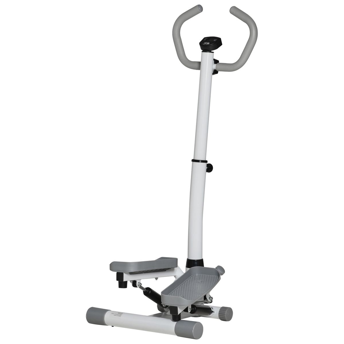 Stepper Heimtrainer Für Zuhause Mit LCD-Bildschirm Einstellbare Geschwindigkeit Metall ABS 55 X 53 X 118-128 Cm_desvips.com