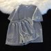 Women's Clothing short sleeves casual sports summer loose two piece suit fashion_desvips.com