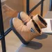 Winter Kids Snow Thick Fur Morden Sewing Elastic Band Children Youth Flat Black Brown Non-slip Warm Boys Girls Toddler_desvips.com
