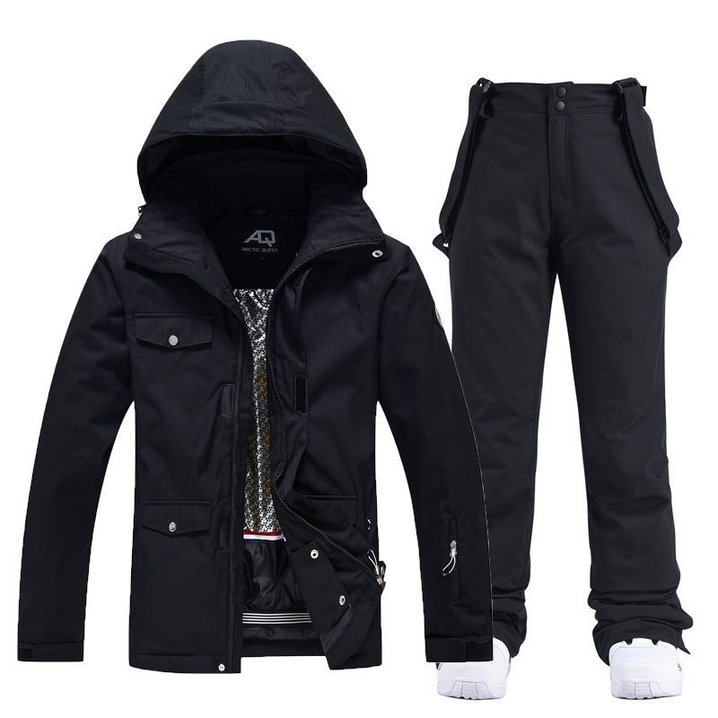 001 Men's Women's Winter Outdoor Snowboard And Jacket Ski Suit Set Snow Country Warm Thickened_desvips.com