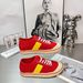 2025 European Style Thin Soft Sole Color Block Ins Low Top Canvas Shoes Women Breathable White Casual Sneakers Trendy_desvips.com