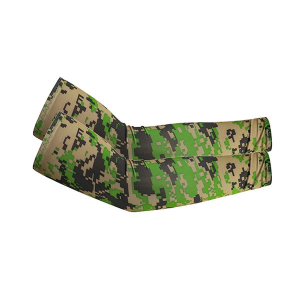 Summer Sunshade High Elastic Ice Silk Arm Sleeves UV Protection Straight Cut Sun Protection Quick Drying Breathable Outdoor Cycling_desvips.com