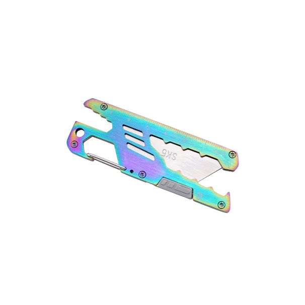 Portable EDC Utility SK5 Paper Cutter Multi-Functional Box Opener Stainless Steel Keychain Knife Outdoor Tool Supplies_desvips.com