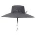 Detachable Top Breathable Fisherman Hat - Wide Brim Sun Hat For Hiking Fishing & Outdoor Activities - UPF 50+ Protection_desvips.com