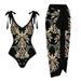 Conservative Cover Slim Sexy Beach Skirt Bikini_desvips.com
