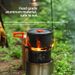 Outdoor DS-512 Aluminum Alloy Cookware Tea Kettle Pot Non-stick Pan Combination Multi-person Portable Set_desvips.com