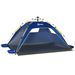 Carpa De Playa Pop-up Para 1-2 Personas Con 2 Accesos Y 2 Ventanas Y Bolsa De Transporte 220x173x120 Cm Azul Oscuro_desvips.com