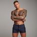 Men's European Fit Training Shorts - Quick-Dry & Lightweight For Gym & Outdoor (4-Way Stretch UPF50+ Black/Blue S-XXL)_desvips.com