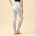 New High-Waisted Mesh Yoga Hip-Lifting Tummy-Control Sports Leggings Running Outdoor Nine-Point Pants For Women_desvips.com