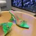 2024 Trendy Rhinestones Bowknot Women's Sandals - Red Hot PVC Summer Jelly Quality High Heels_desvips.com