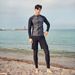 Korean Swimwear Men's Diving Quick-Dry Sleeve Long Pants Sun Protection Jellyfish Surfing Suit Hot Spring Vacation_desvips.com