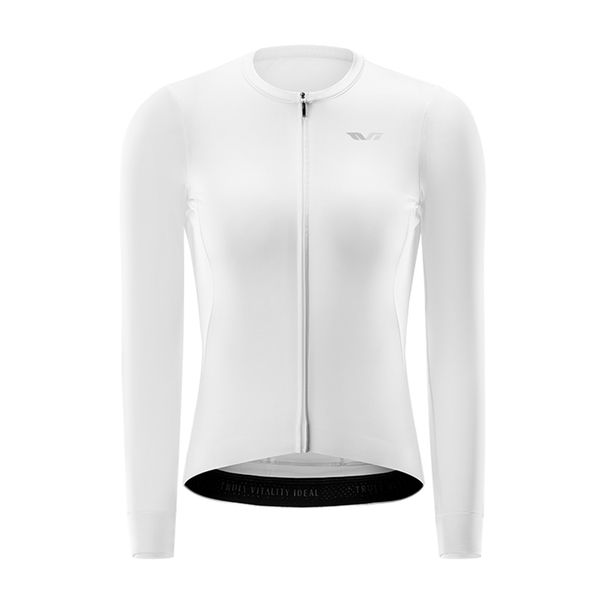 ROCKBROS TVI Radtrikot Damen Langarm Fahrrad Bekleidung Atmungsaktive Sport Tops_desvips.com