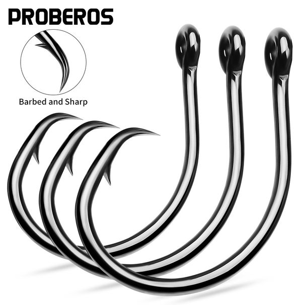 Deep Big Sea Lure Eagle Beak High Carbon Steel Suicide Demon Boat Fishing Return Fish Hook 10 Pieces_desvips.com