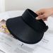 Sun UV Protection, Sunshade For Women, Summer Outdoor Sports Face-Shielding Wide Brim Visor Hat_desvips.com
