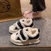 Thick Soled Velcro Fuzzy Bread Fashionable And Versatile Women's Winter With Plush Insulation 2024 New Home Cotton Shoes_desvips.com