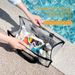 New Handeld Soulder Swimming Transparent Waterproof PVC Large Capacity Jelly Cosmetic Storage Bag Multifunctional_desvips.com