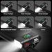 USB Rechargeable T6 Bicycle Headlight - Bright Flashlight Riding Equipment For Night Road Mountain Bike Accessories Tail Light_desvips.com