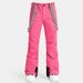 Women's Windproof Waterproof Warm Bib Outdoor Thickened Double Single Board Ski Gear Cotton Snow Pants_desvips.com