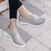 Women Walking Air Cushion Comfortable Breathable Outdoor Casual Shake Shoes Thick Bottom Increasing_desvips.com