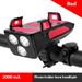 Bicycle Holder Cycling Front Phone Mount Power Bank Speaker Multi-in-One Bike Light_desvips.com