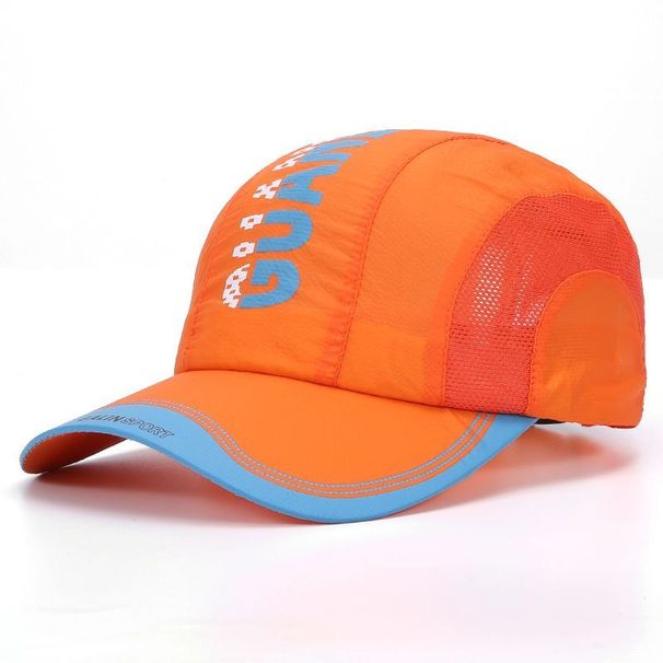 Children's Sun Hat Summer Mesh Breathable Parent-Child Outdoor Sports Adjustable Baseball For Boys And Girls Quick-Dry_desvips.com