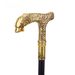 gold lion head handle decorat stick for man party cane women elegant fashionable walking stic no sword_desvips.com