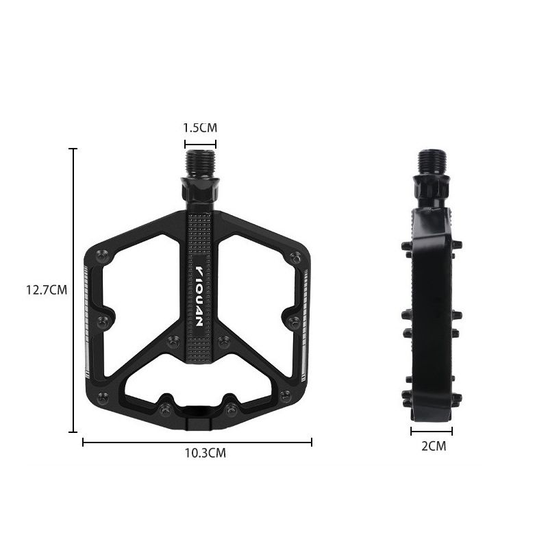 Mountain Road Bike Aluminum Alloy Foot Pedals Anti-Slip Widened Pegs Cycling Gear Accessories_desvips.com