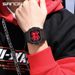 Sanda's New Square Single-display Electronic Watch With Multifunctional Night Light Waterproof Features Outdoor Sports_desvips.com