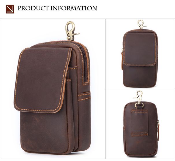 Men Genuine Leather Retro Outdoor Pocket_desvips.com