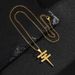 European And American Cross-Border Hot Selling Necklace Stainless Steel Tokio Hotel Pendant Bill Callahan Logo Jewelry_desvips.com