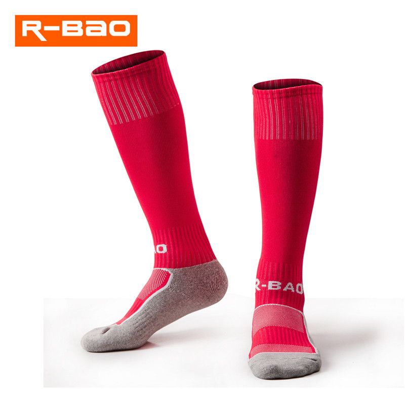 Children's Terry Cloth Bottom Soccer Socks Elementary School Team Sports Gear_desvips.com