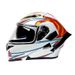 Qike Motorcycle Double Lens Flip Up Helmet Motorcycle Full Helmet Personality Big Tail Rider Safety Four Seasons Universal Helmet_desvips.com