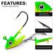 Lead Head Soft Fish Weighted Hook 7g 10g 15g Lure Accessories Fishing Gear_desvips.com