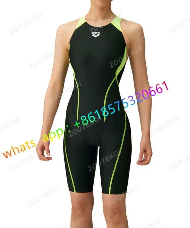 Swimsuis Compeiion Knee Lengh One Pieceswimsui Women Triahlon Bodysui Bikini Beach Wear Spor Comfor Bahing_desvips.com