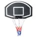 Wall-mounted Basketball Hoop, Backboard And Rim, 72.39cm X 45.72cm, Shatterproof Backboard, Indoor/outdoor , Black_desvips.com