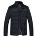 Puffer Plush Thickened Parkas Stand Collar Jacket Men's Winter Warm Thick Zipper Coat Padded Overcoat For Men_desvips.com