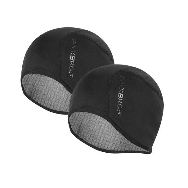 ROCKBROS 2-Pack Winter Hat Cycling Cap Beanie Under Helmet Unisex DHL_desvips.com