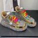 Fashion Rhinestone Handmade Flat Skate Woman Comfortable Sports Height Increasing Casual College Designer Shoes_desvips.com