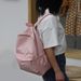 Fashion Women Large Capacity Travel Handbags Preppy Style Solid Color Zipper School Backpack Students Nylon Knapsacks_desvips.com