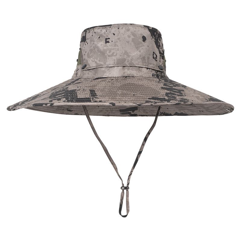 Detachable Top Breathable Fisherman Hat - Wide Brim Sun Hat For Hiking Fishing & Outdoor Activities - UPF 50+ Protection_desvips.com